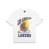 New Era NBA Big Time Oversized T-Shirt Los Angeles Lakers White