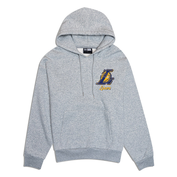 New Era NBA Champs Hoodie Los Angeles Lakers Heather Grey