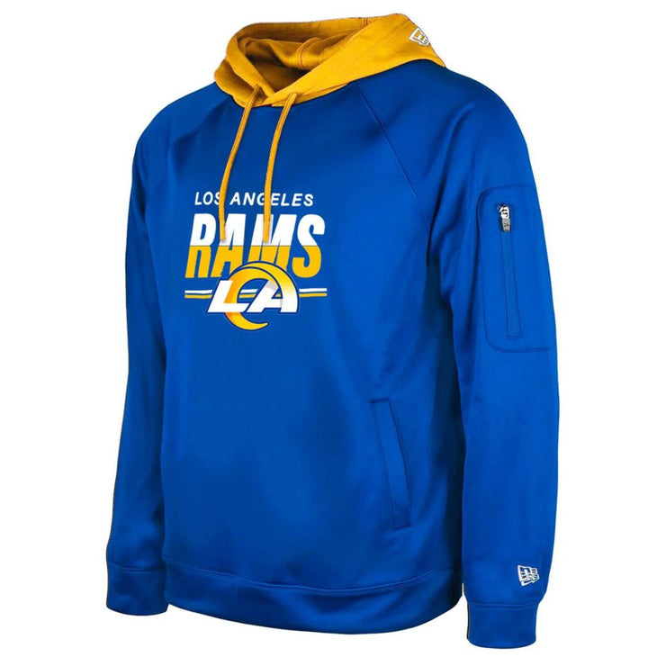 New Era NFL 2023 Training Camp Pull Over Hoodie Los Angeles Rams Blue
