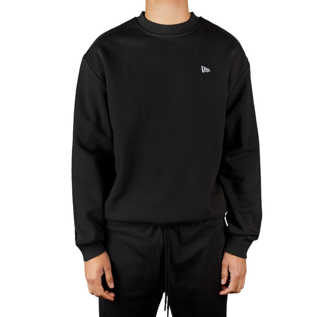 New Era Oversized Essentials Crew Black