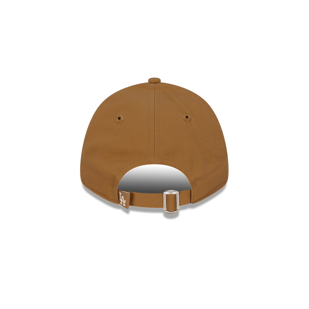 New Era Womens 9Forty Clothstrap MLB Earth Chain Stitch Los Angeles Dodger Wheat
