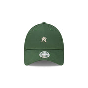 New Era Womens 9Forty Clothstrap MLB Seasonal Mini Chain Stitch New York Yankees Cilantro Green