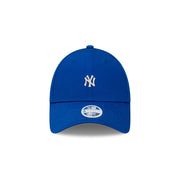 New Era Womens 9Forty Clothstrap MLB Seasonal Mini Chain Stitch New York Yankees Light Royal