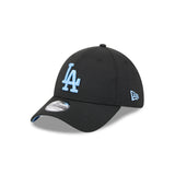 New Era 39Thirty MLB Black Sky Blue Los Angeles Dodgers