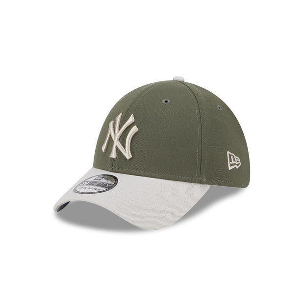 New Era 39Thirty MLB Olive Stone 2Tone New York Yankees