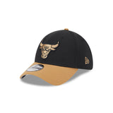 New Era 39Thirty NBA Black Wheat Chicago Bulls