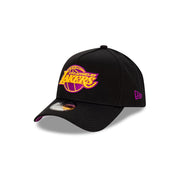 New Era 9Forty A-Frame NBA Passionfruit Los Angeles Lakers Black