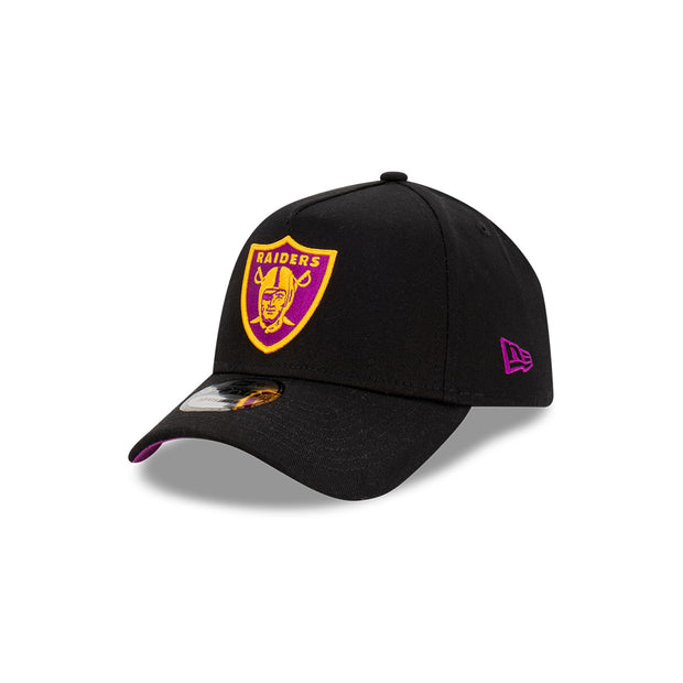 New Era 9Forty A-Frame NFL Passionfruit Las Vegas Raiders Black