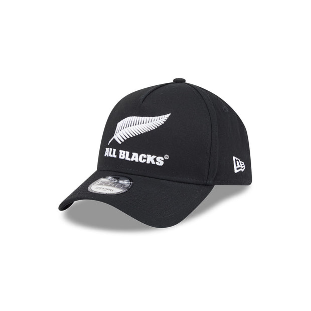 New Era 9Forty A-Frame Rugby Union All Blacks Black/White
