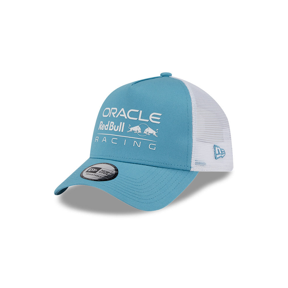 New Era 9Forty E-Frame Trucker F1 Oracle Red Bull Racing Pastel Blue