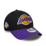 New Era 9Forty Snapback NBA 2Tone Champs Side Patch Los Angeles Lakers Black Purple