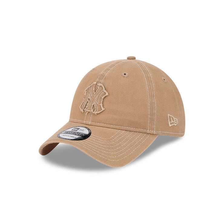 New Era 9Twenty MLB Frayed New York Yankees Khaki