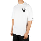 New Era MLB Oversized Vintage Tee New York Yankees White
