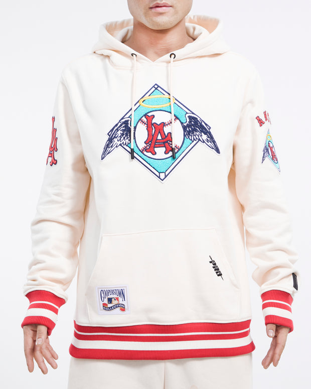 Pro Standard MLB Retro Classic Rib Fleece Hoodie Los Angeles Angels