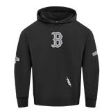 Pro Standard MLB Reverse French Terry Drop Shoulder Hoodie Boston Red Sox Black