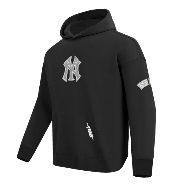 Pro Standard MLB Reverse French Terry Drop Shoulder Hoodie New York Yankees Black