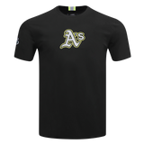 Pro Standard MLB Under The Lights Hi-Vis Tee Oakland Athletics Black