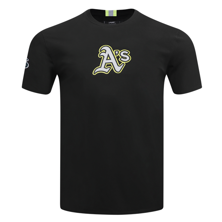 Pro Standard MLB Under The Lights Hi-Vis Tee Oakland Athletics Black