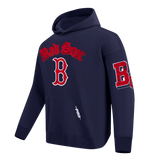 Pro Standard MLB Best Of Drop Shoulder Hoodie Boston Red Sox Midnight Navy