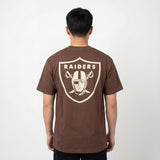 Majestic NFL Everteam Logo Tee Las Vegas Raiders Chocolate Brown