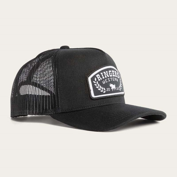 Ringers Western Wheatbelt Wool Trucker Cap Black