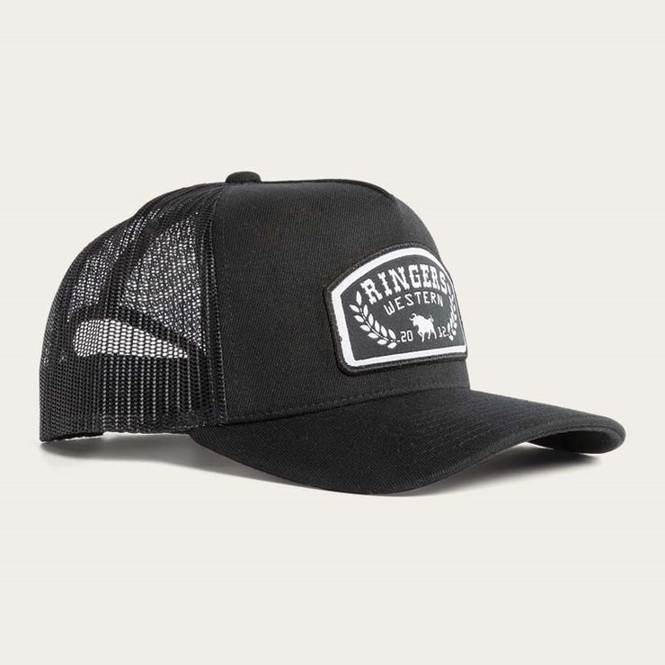 Ringers Western Wheatbelt Wool Trucker Cap Black
