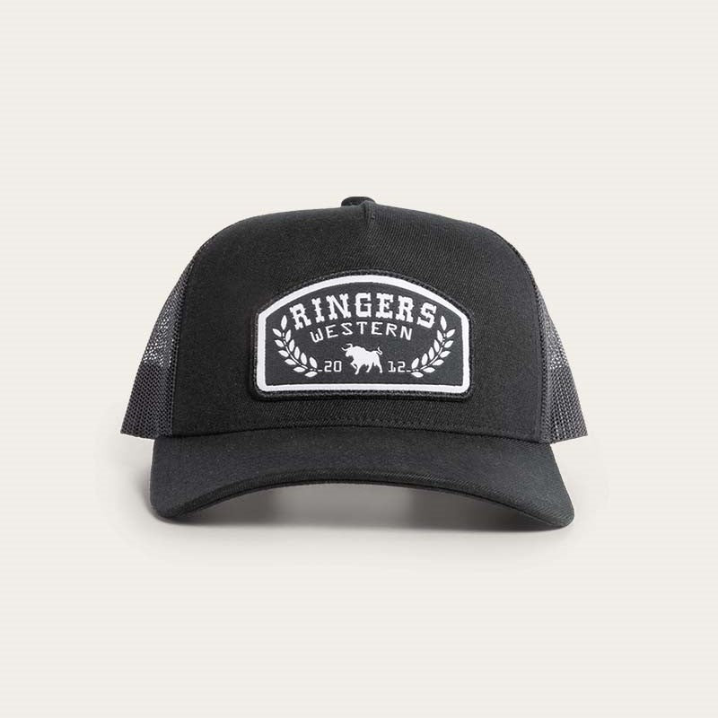 Ringers Western Wheatbelt Wool Trucker Cap Black