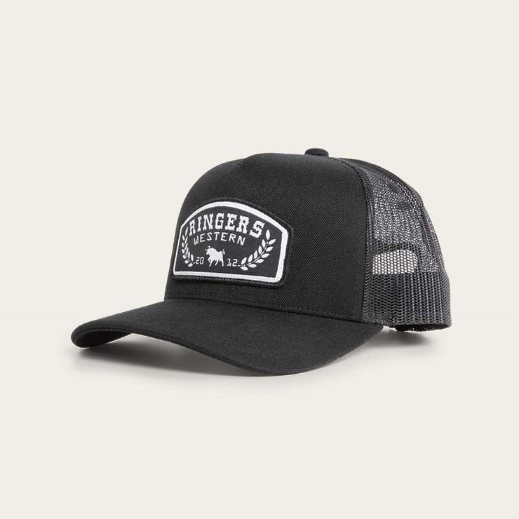 Ringers Western Wheatbelt Wool Trucker Cap Black