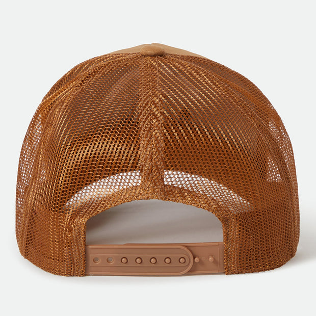 Brixton Stride C NP MP Trucker Hat Washed Copper/Washed Copper