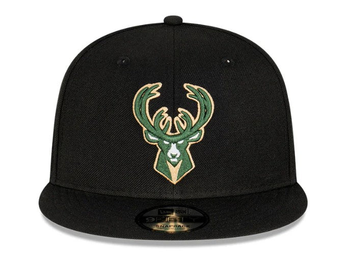 New Era Youth 9Fifty NBA Milwaukee Bucks Black Team