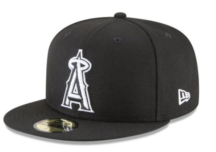 New Era 59Fifty MLB Anaheim Angels Black White