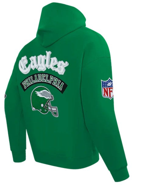 Pro Standard NFL Best Of Drop Shoulder Hoodie Philadelphia Eagles Kelly Green