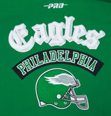 Pro Standard NFL Best Of Drop Shoulder Hoodie Philadelphia Eagles Kelly Green