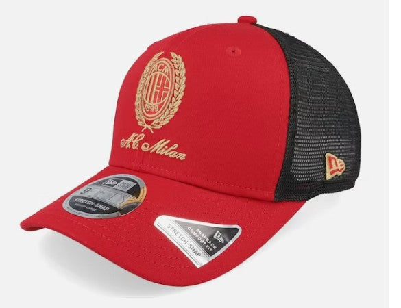 New Era 9Fifty AC Milan Heritage Gold Red