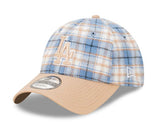 New Era 9Twenty MLB Plaid 2 Tone Los Angeles Dodgers