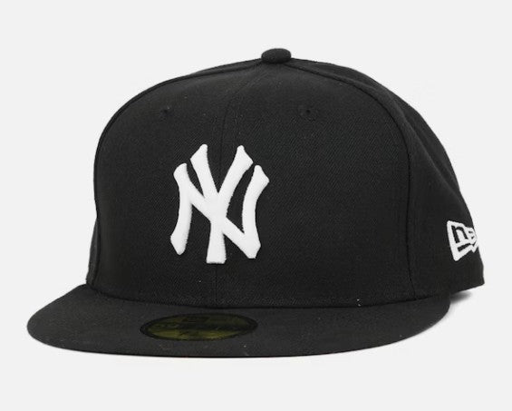 New Era 59Fifty MLB New York Yankees Black White Glow in Dark