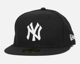 New Era 59Fifty MLB New York Yankees Black White Glow in Dark