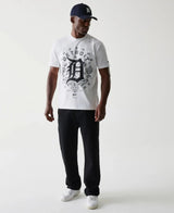 New Era MLB Paisley Oversized Tee Detroit Tigers White