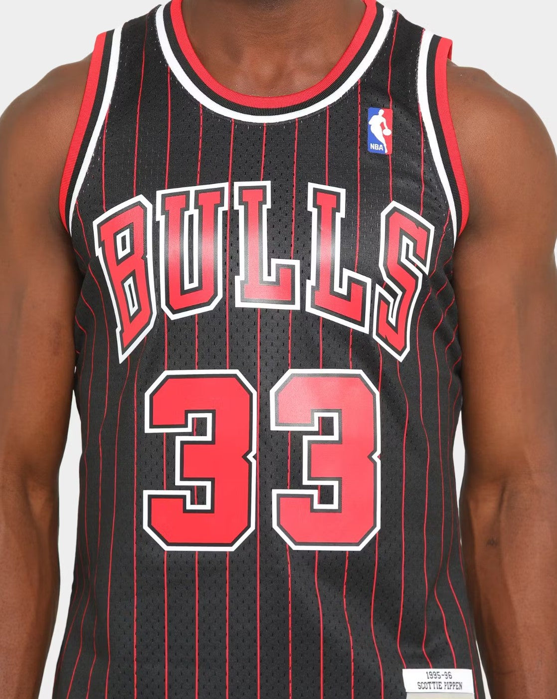 Mitchell & Ness NBA Swingman Jersey Chicago Bulls Scottie Pippen #33 95-96 Black