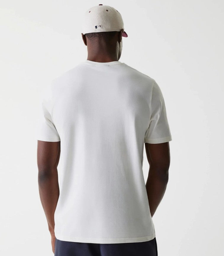 New Era MLB Wordmark Tee New York Yankees Off White
