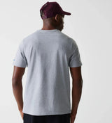 New Era MLB Wordmark Tee Los Angeles Dodgers Heather Grey