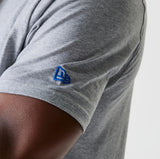 New Era MLB Wordmark Tee Los Angeles Dodgers Heather Grey