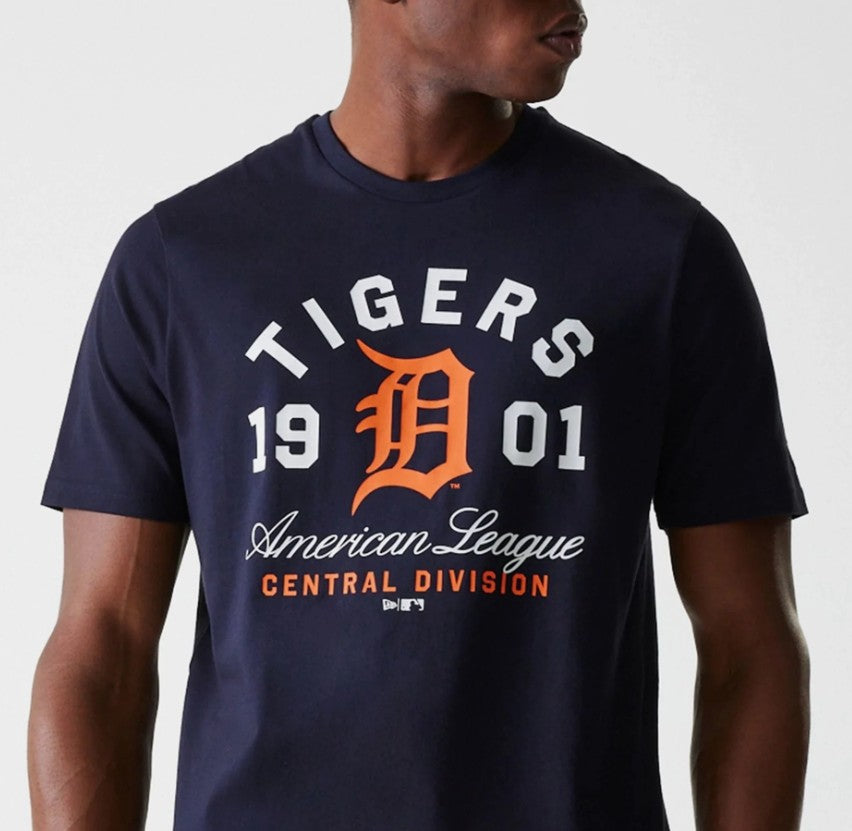 New Era MLB Wordmark Tee Detroit Tigers Navy