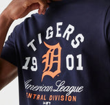 New Era MLB Wordmark Tee Detroit Tigers Navy