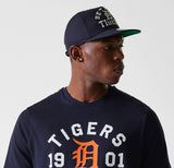 New Era MLB Wordmark Tee Detroit Tigers Navy