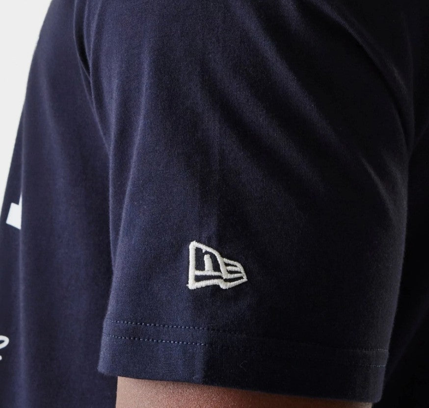 New Era MLB Wordmark Tee Detroit Tigers Navy