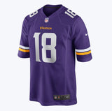 Nike NFL Game Jersey Minnesota Vikings Justin Jefferson #18 Purple