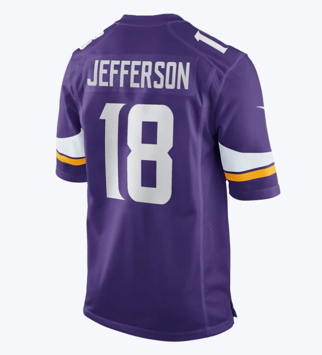 Nike NFL Game Jersey Minnesota Vikings Justin Jefferson #18 Purple