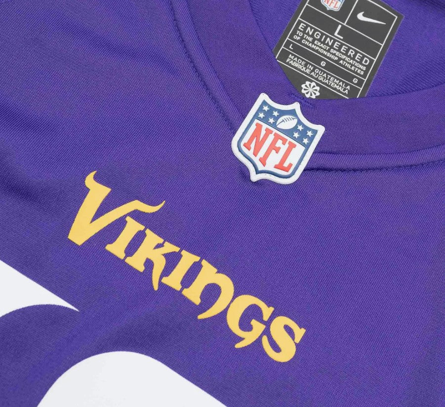 Nike NFL Game Jersey Minnesota Vikings Justin Jefferson #18 Purple