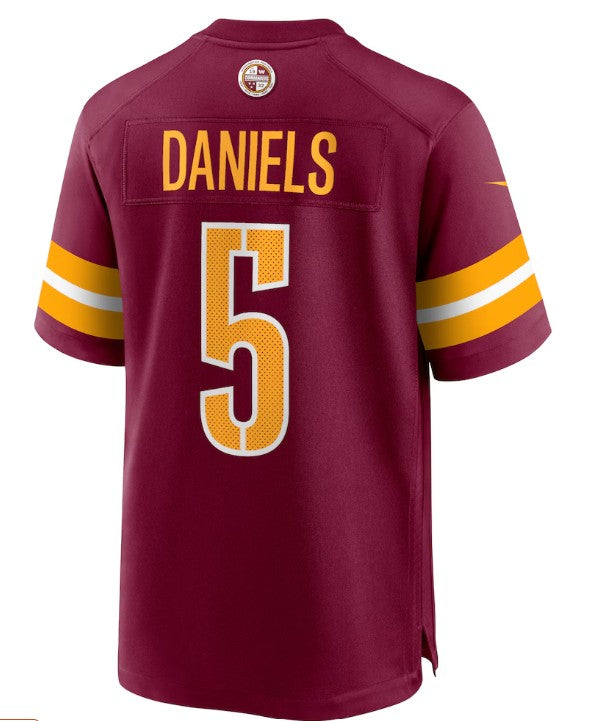 Nike NFL Game Jersey Washington Commanders Jayden Daniels #5 Team Red